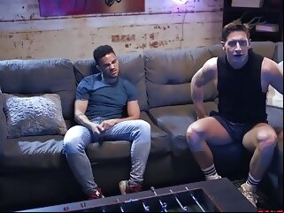 interracial creampie  gay